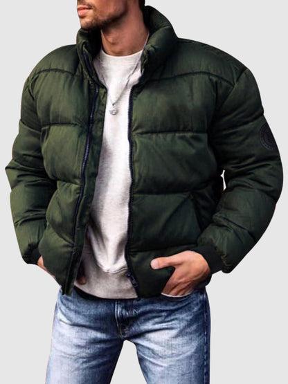 Blouson d'hiver homme polyester chaud isolant
