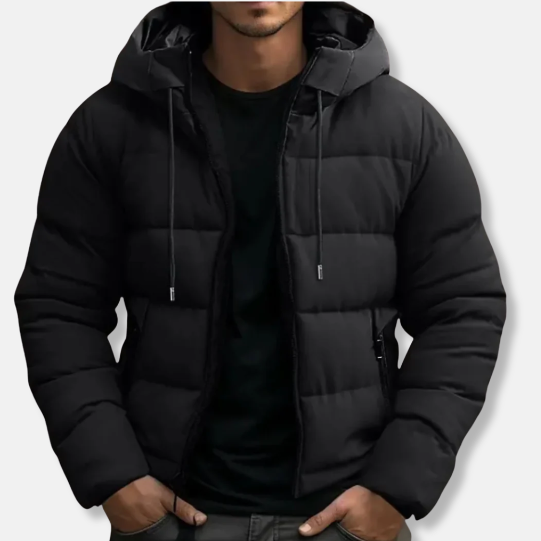 Doudoune d'hiver, capuche réglable