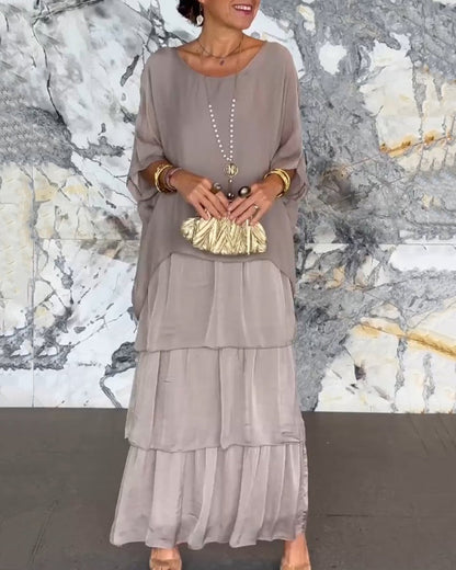 Robe artistique élégante coupe ample