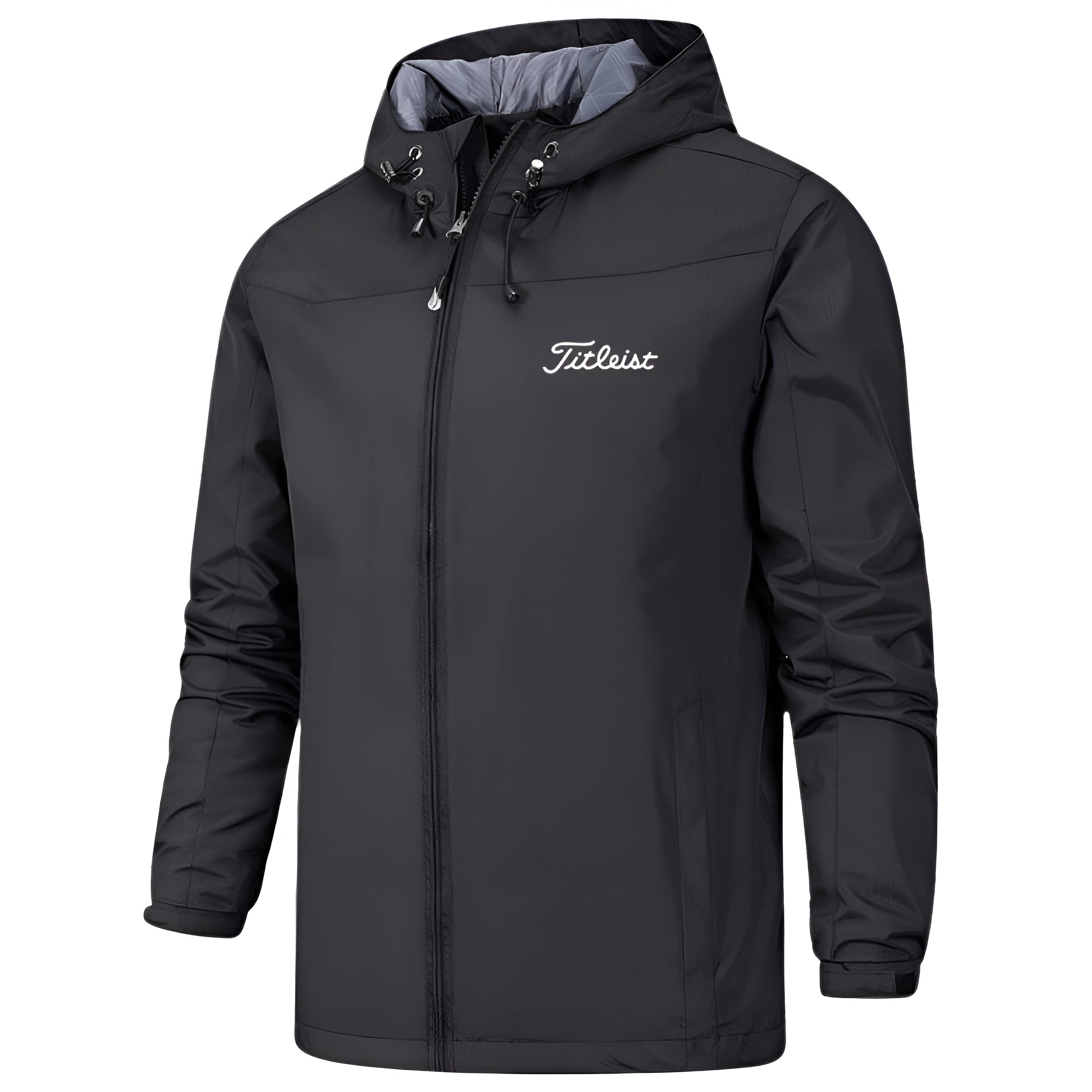 Stylische Windjacke Schwarz Damen - IdealeKleiden