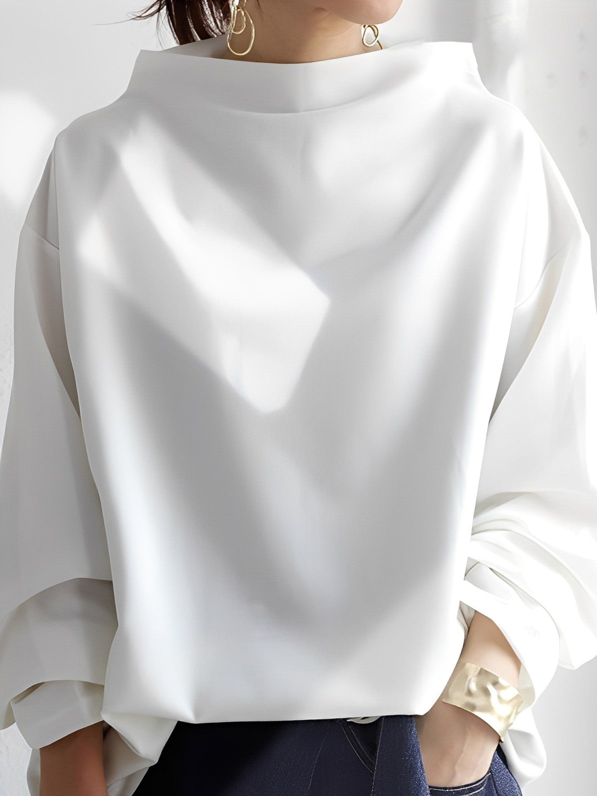 Stilvoller Damenpullover Modern Lässig - IdealeKleiden