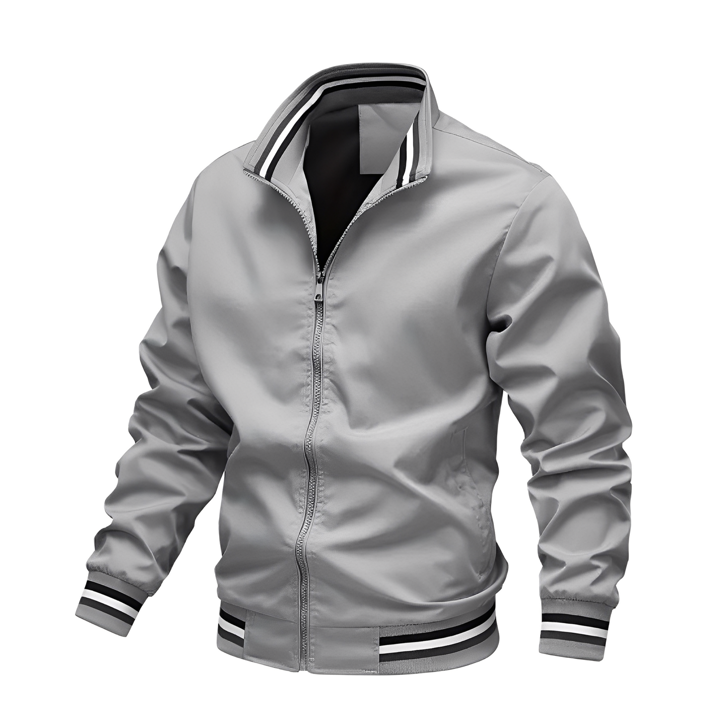 Blouson aviateur rayé homme stylé