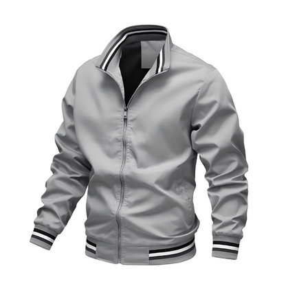 Blouson aviateur rayé homme stylé