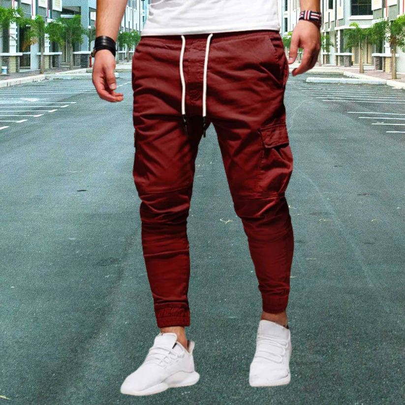 Pantalon cargo confortable pour homme avec plusieurs poches