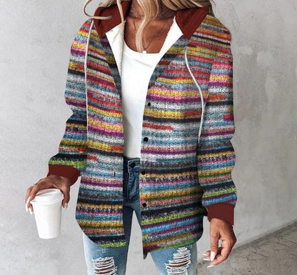 Cardigan stylé à capuche