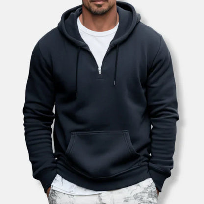 Morten - Sweat-shirt décontracté avec poche kangourou et coupe ample