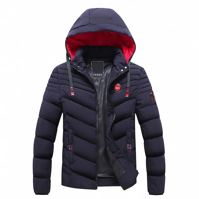 Blouson d'hiver homme chaud en duvet