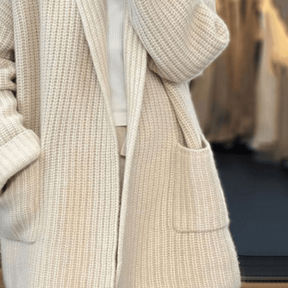 Strickjacke Damen Winter Moderner Look - IdealeKleiden