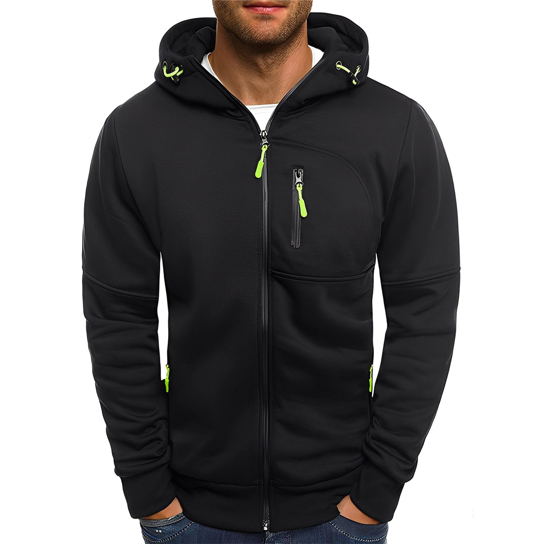 Veste polaire homme chaude à capuche moderne