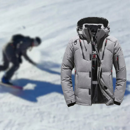 Doudoune chaude avec capuche amovible
