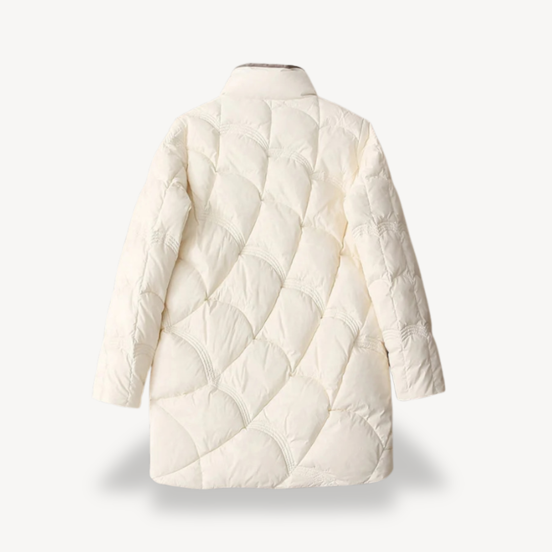 Warmes Wintersportjacke Damen Daunen gefüttert - IdealeKleiden