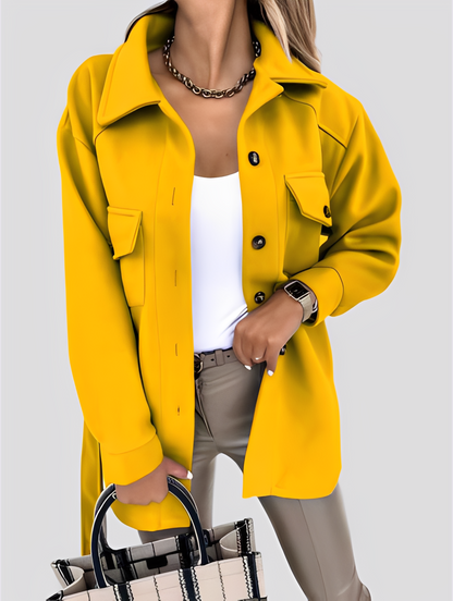 Veste élégante pour femme Col cranté léger