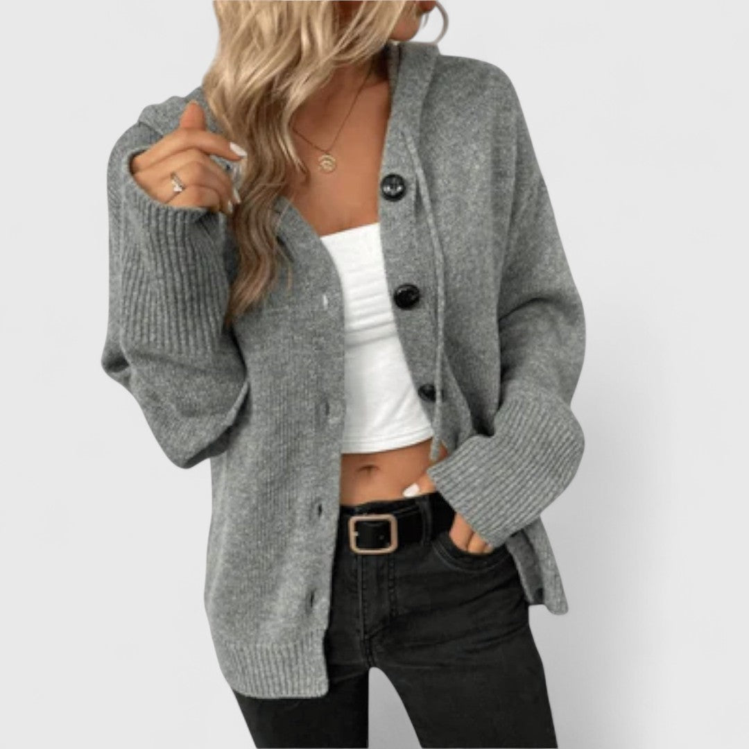 Cardigan élégant Femme Classique Boutons