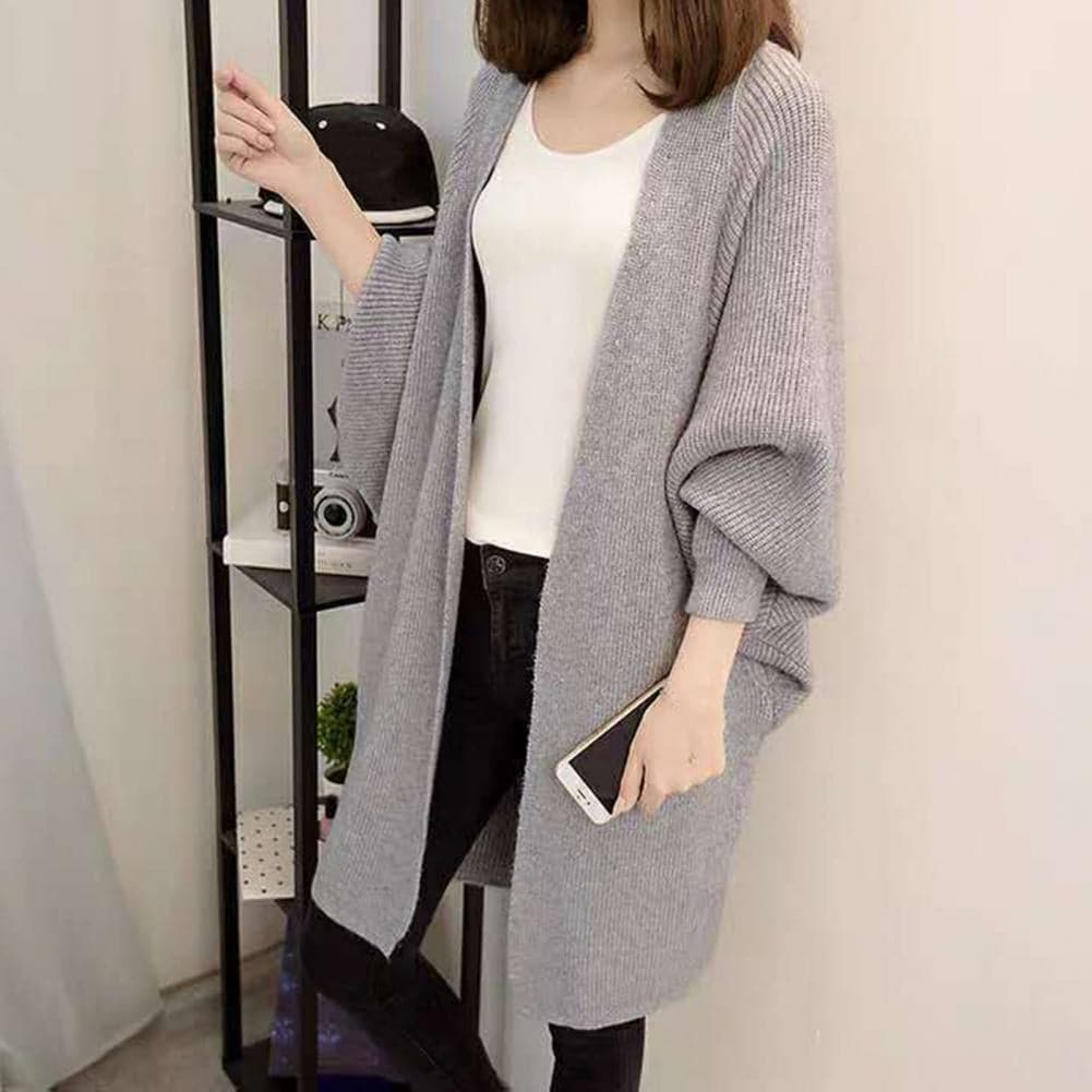 Gilet douillet oversize ouvert doux