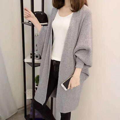 Gilet douillet oversize ouvert doux