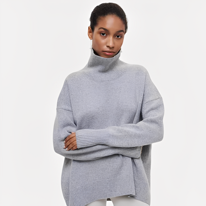 Pull pour femme Col montant décontracté
