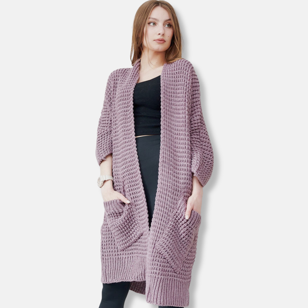 Grand cardigan Oversize Ouvert sur le devant
