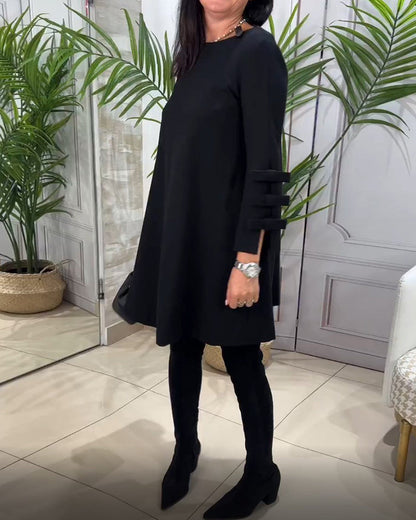 Elegantes Maxikleid LANGÄRMELIG - IdealeKleiden