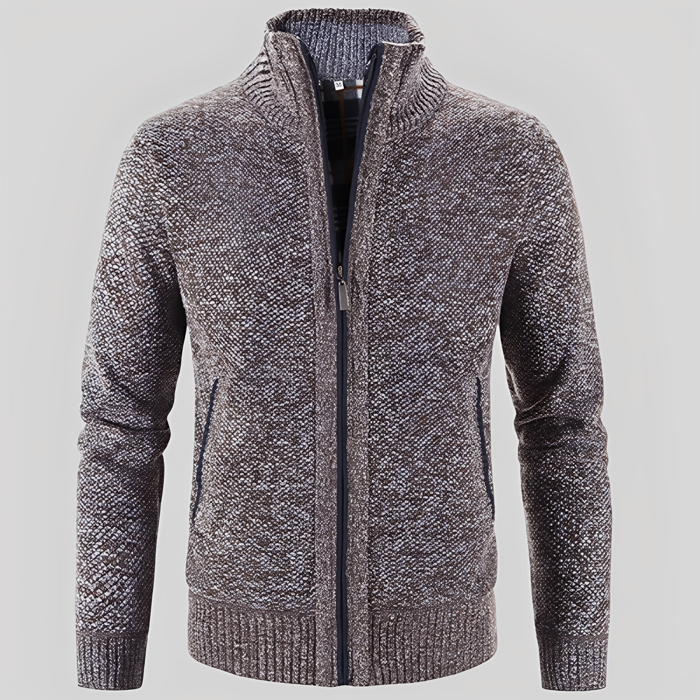 Cardigan zippé pratique pour hommes