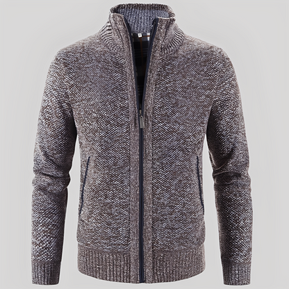 Cardigan zippé pratique pour hommes