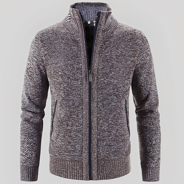 Cardigan zippé pratique pour hommes