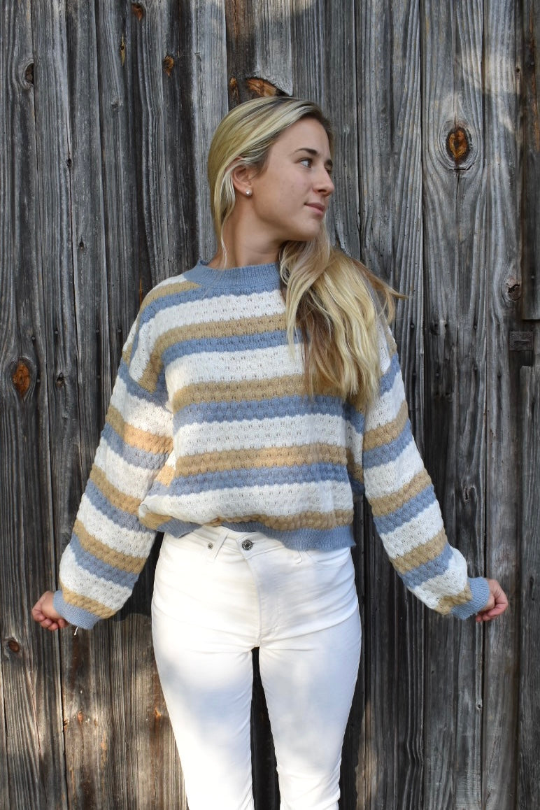 Pull tricoté confortable Hiver