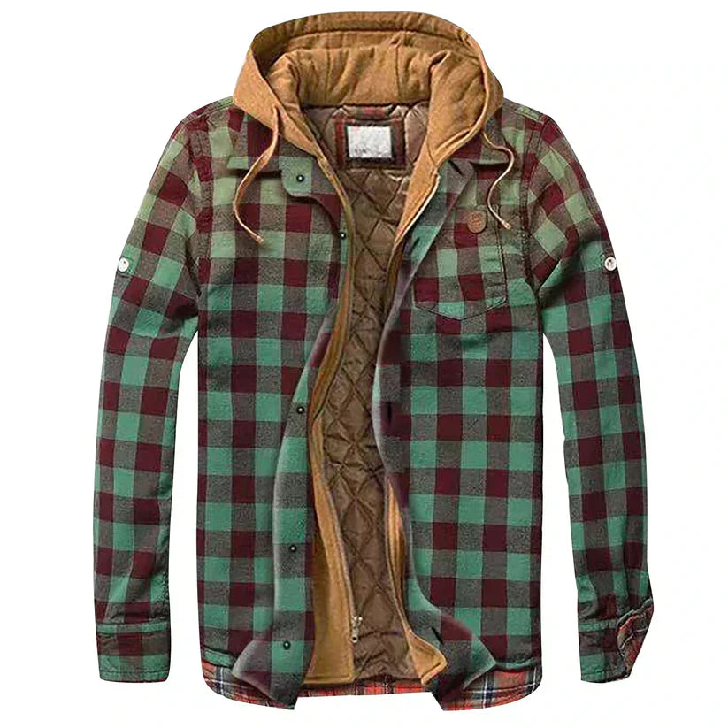 Veste d'hiver pour homme avec capuche