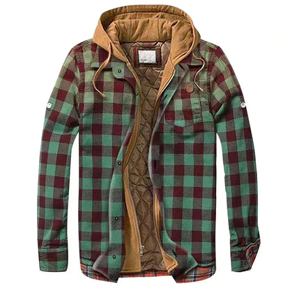 Veste d'hiver pour homme avec capuche