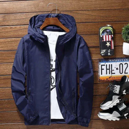 Veste élégante pour homme avec capuche