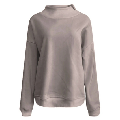 Bequemer Oversized Langarm Pullover - IdealeKleiden