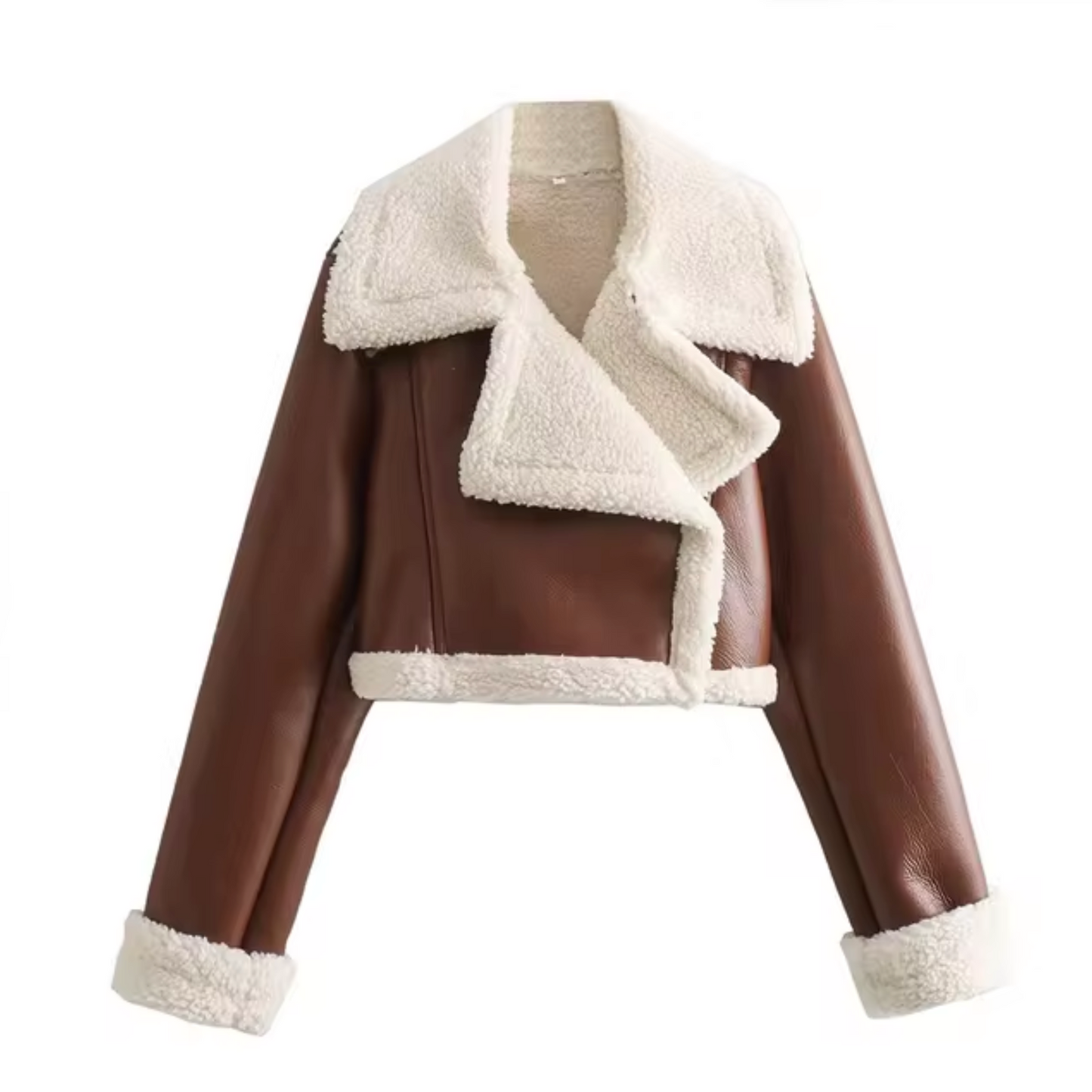 Blouson en cuir élégant pour femme