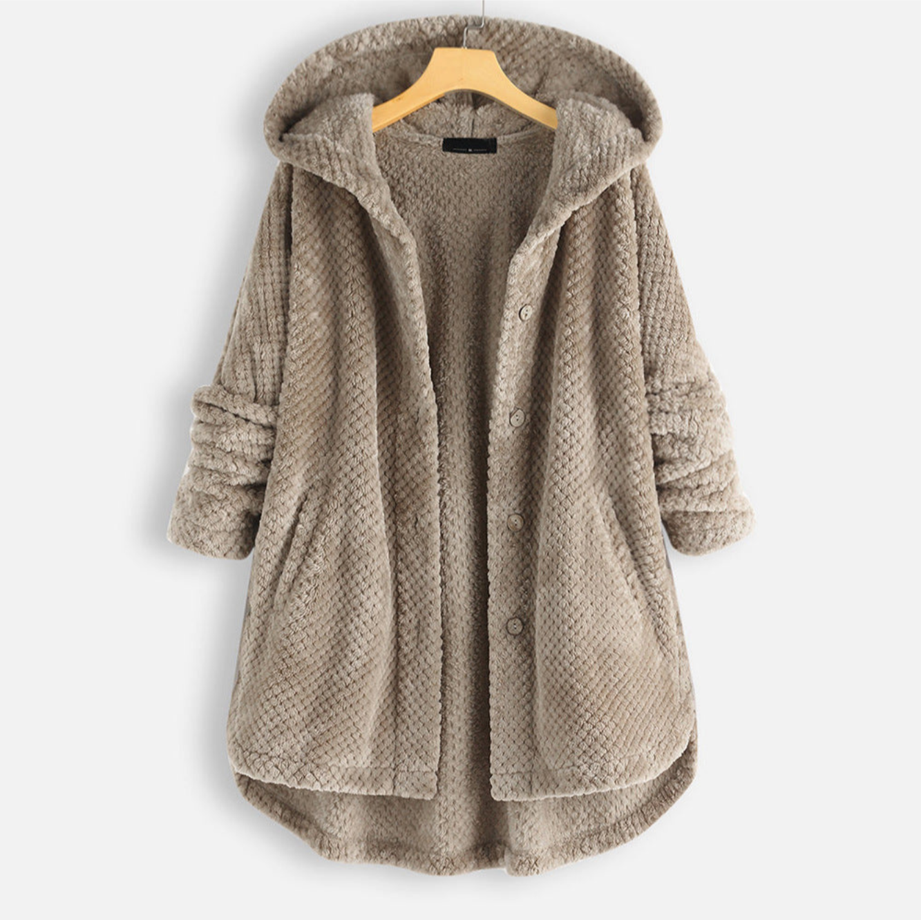 Manteau d'hiver femme chaud capuche élégant
