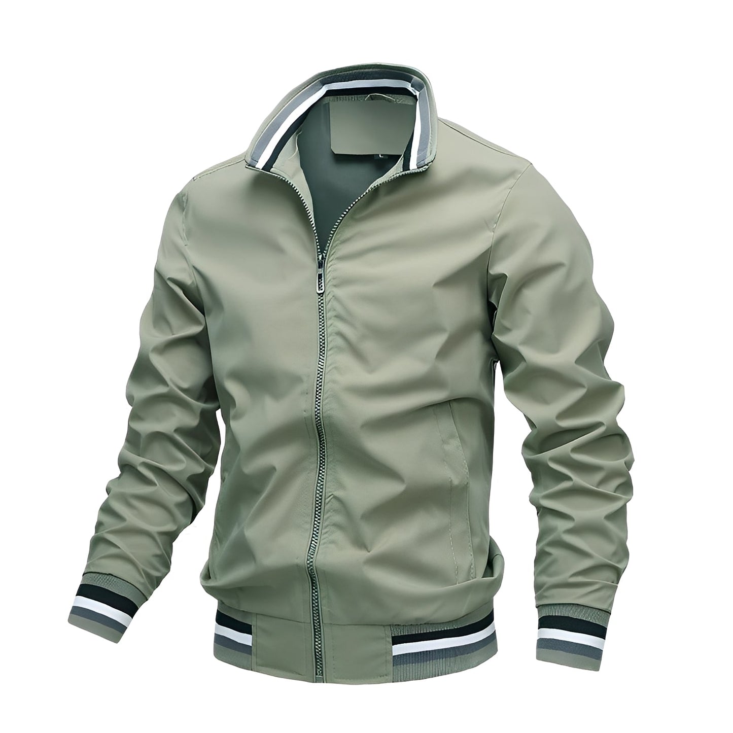 Blouson aviateur rayé homme stylé