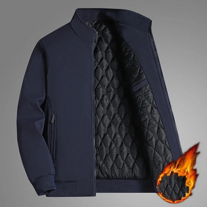 Blouson d'hiver stylé pour homme, multicolore, col montant