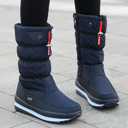 Bottes d'hiver chaudes et confortables pour femme