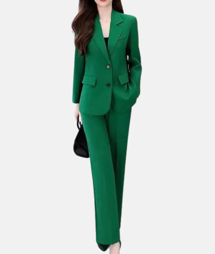 Pantalon de tailleur chic avec blazer ajusté