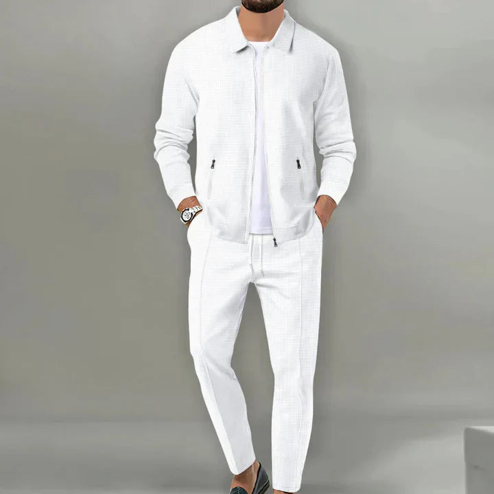Costume pour homme deux pièces coupe slim, veste et pantalon