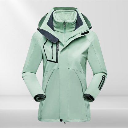 Veste 3 en 1 pratique pour femme tout temps