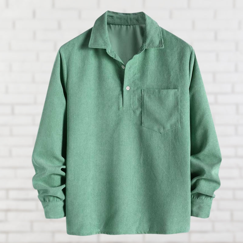 Chemise en velours côtelé douce et confortable