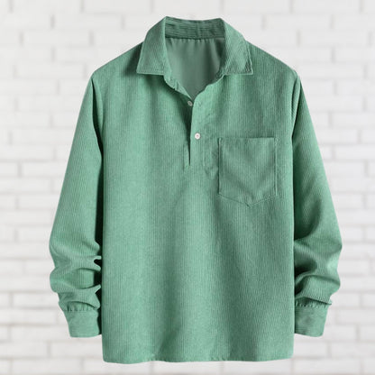 Chemise en velours côtelé douce et confortable