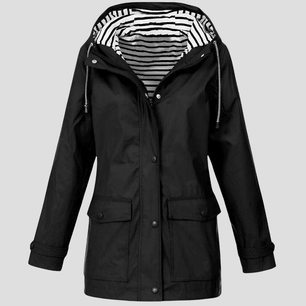 Veste imperméable femme d'extérieur fonctionnelle