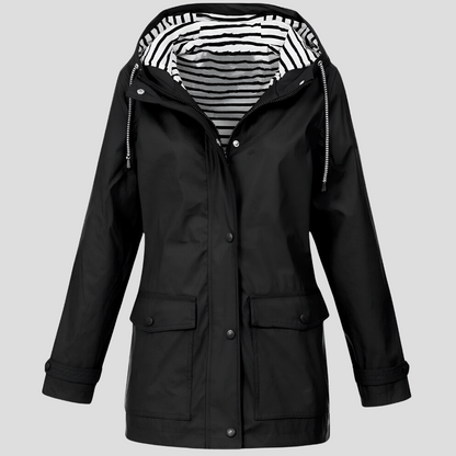 Veste imperméable femme d'extérieur fonctionnelle