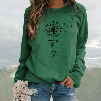 Pull stylé pour femme motif Faith