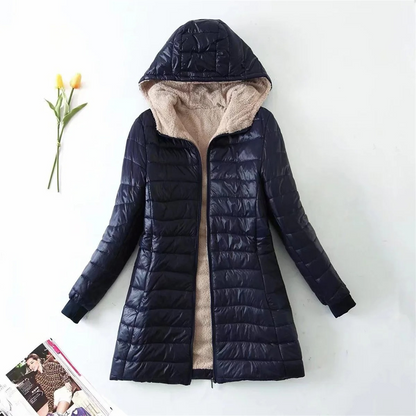 Veste d'hiver chaude rembourrée pour femme, style automne