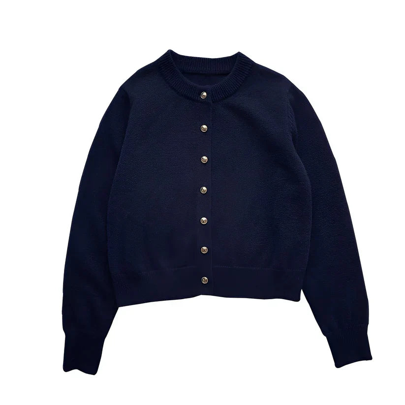 Pull Femme Manteau Décontracté Col Rond