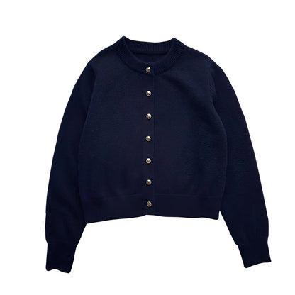 Pull Femme Manteau Décontracté Col Rond