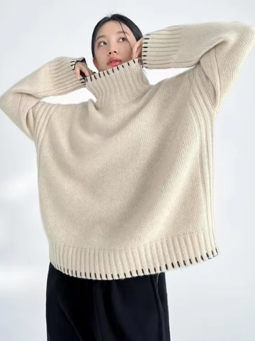 Pulls à col roulé confortables pour femmes