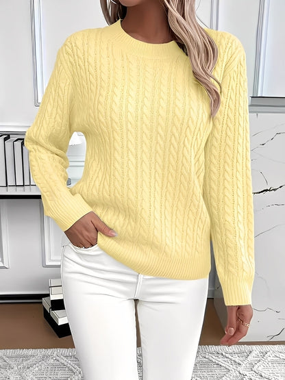 Pull tricoté doux pour femmes Confortable