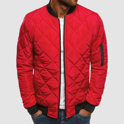 Veste mi-saison homme aspect cuir de qualité