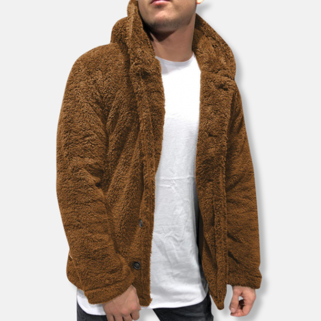 Sweat à capuche polaire confortable style oversize